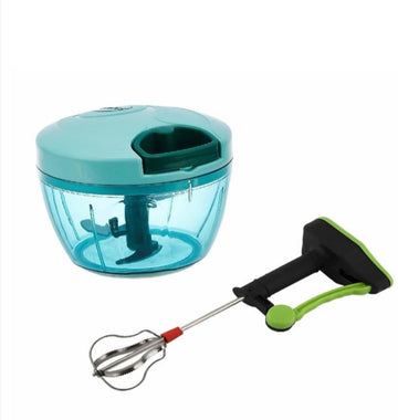 Combo Set of Kitchen Tool Set Vegetable & Fruit Chopper (Set of 2 Blender and Chopper)